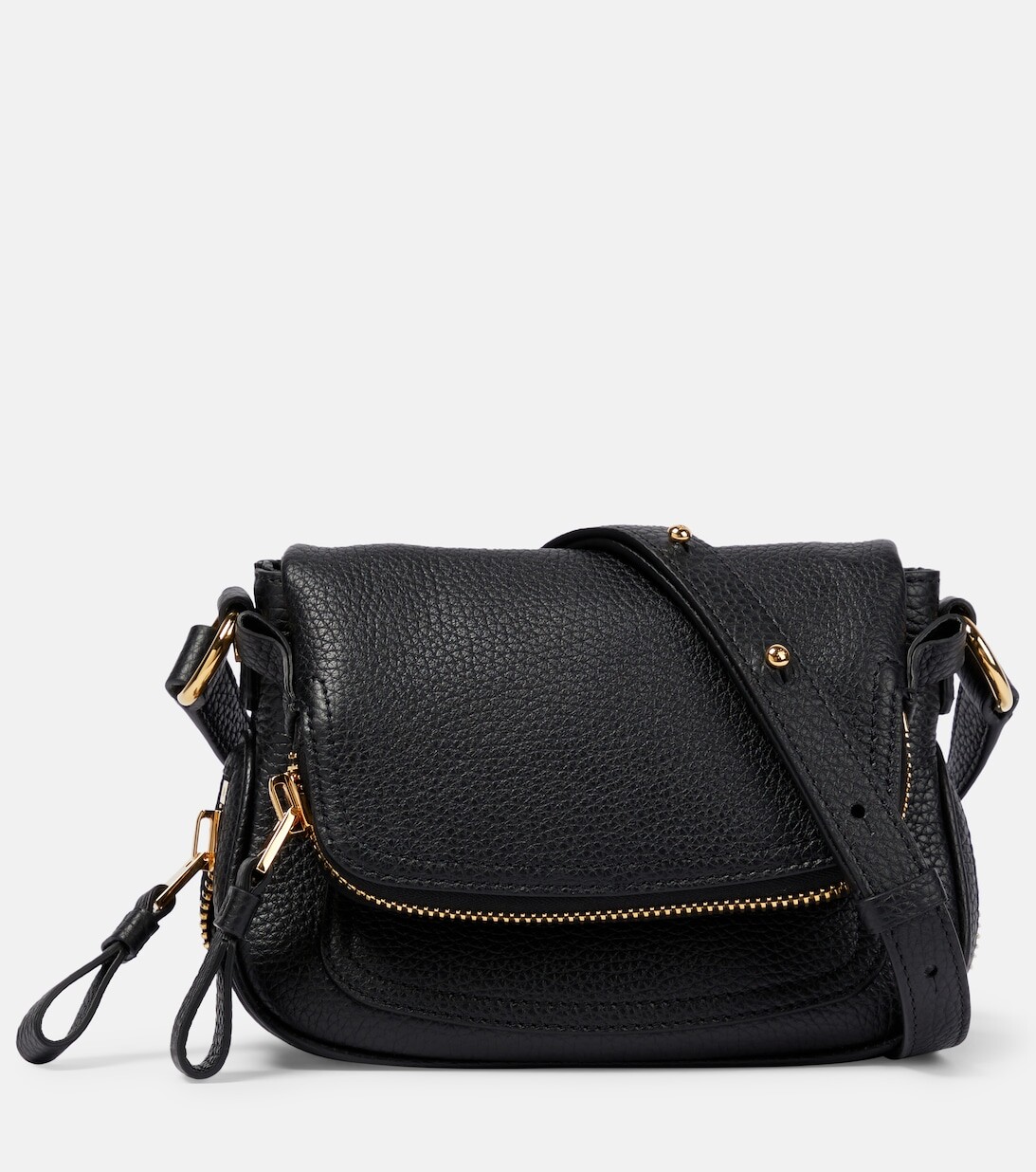 

Кожаная сумка через плечо Jennifer Mini Tom Ford, черный