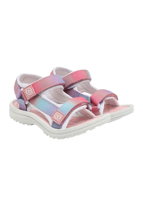 Сандалии для ходьбы с цветовыми блоками Color Kids, Bridal Rose — фото 2