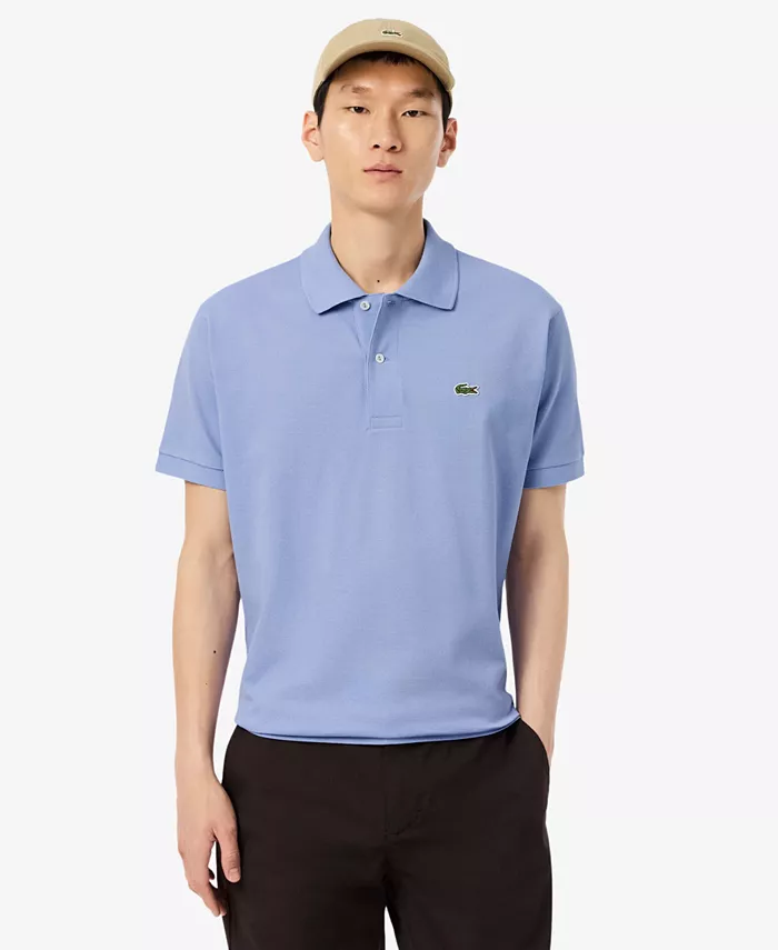 

Мужская классическая поло с короткими рукавами Lacoste, синий