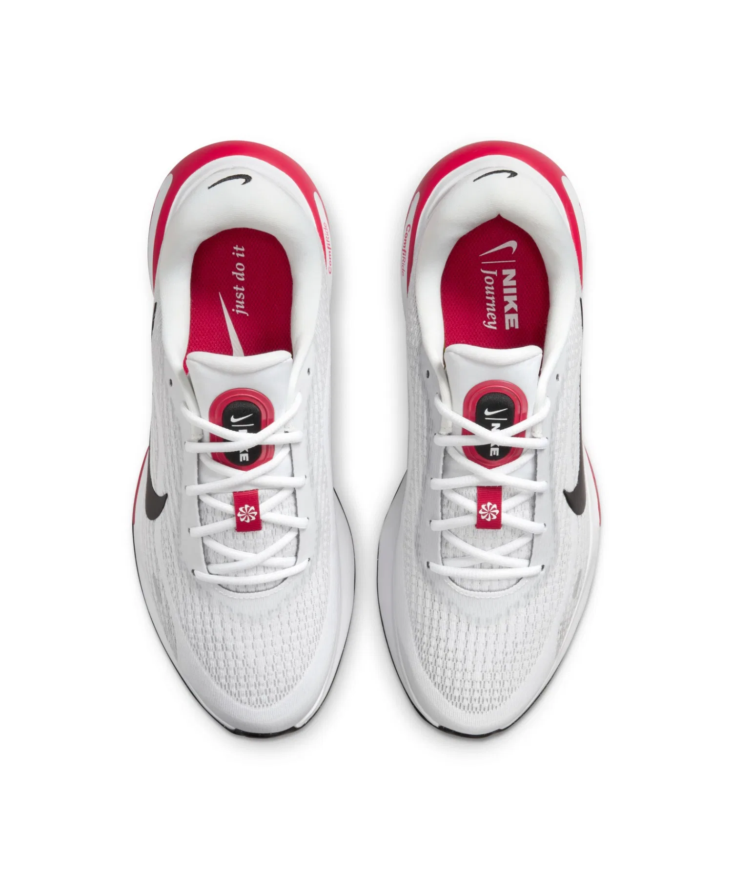 Мужские кроссовки NIKE Journey Run бело-серебристые — фото 2