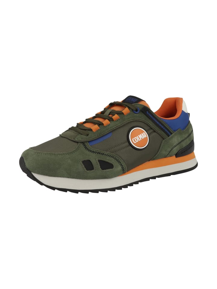 Низкие кроссовки Travis Sport Colors темно-зеленого цвета COLMAR — фото 4