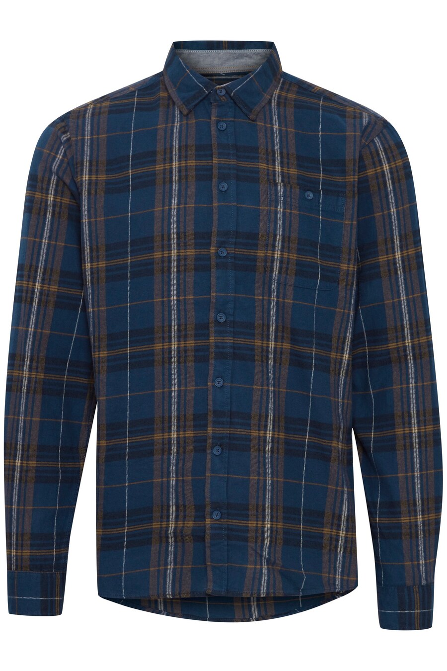 

Рубашка Slim Fit на пуговицах BLEND, синий