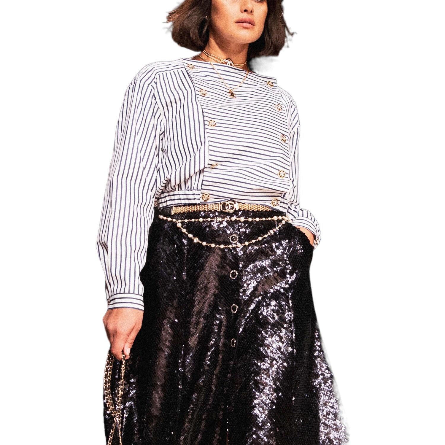 

Рубашка женская белая Chanel