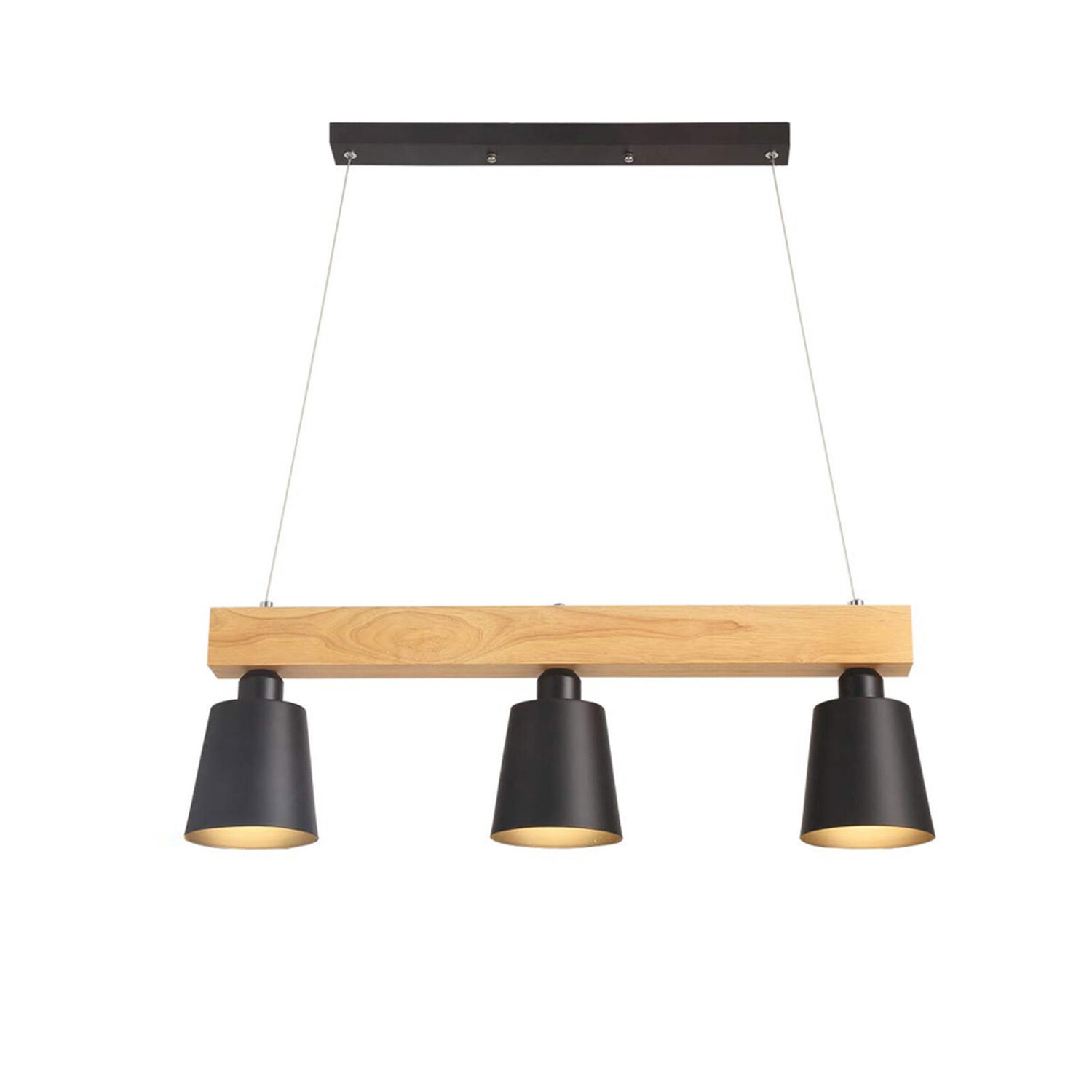

Подвесной светильник Nettlife, 70x14x23 см, черный