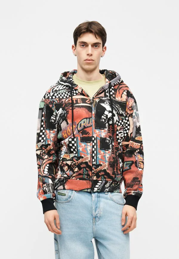 

Толстовка унисекс на молнии с капюшоном и коллажем Santa Cruz, Multi-Coloured, Красный, Толстовка унисекс на молнии с капюшоном и коллажем Santa Cruz, Multi-Coloured