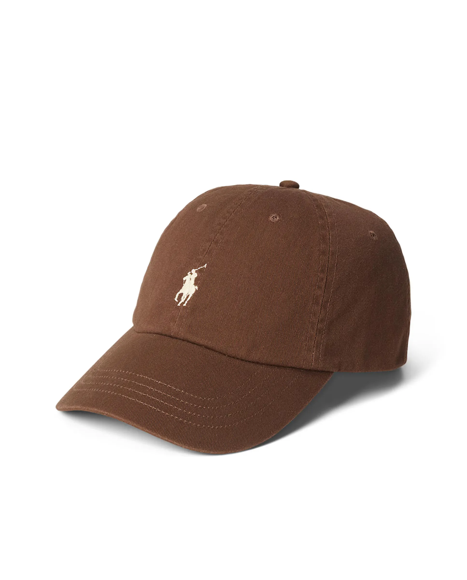 

Женская хлопковая бейсболка Polo Ralph Lauren, темно-коричневый