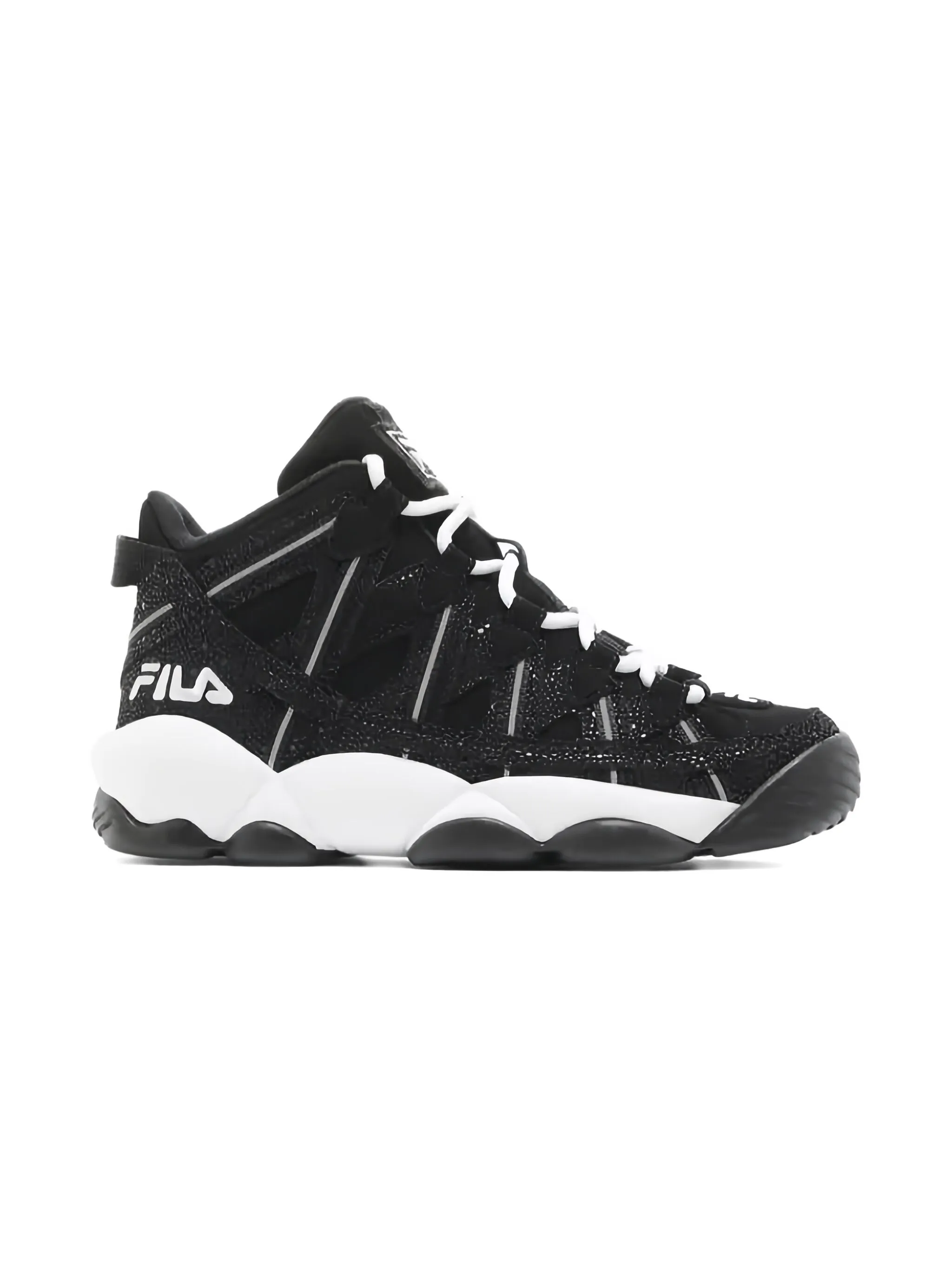 Кроссовки Stackhouse Spaghetti Black/White/Black Fila Kids, черный — фото 3