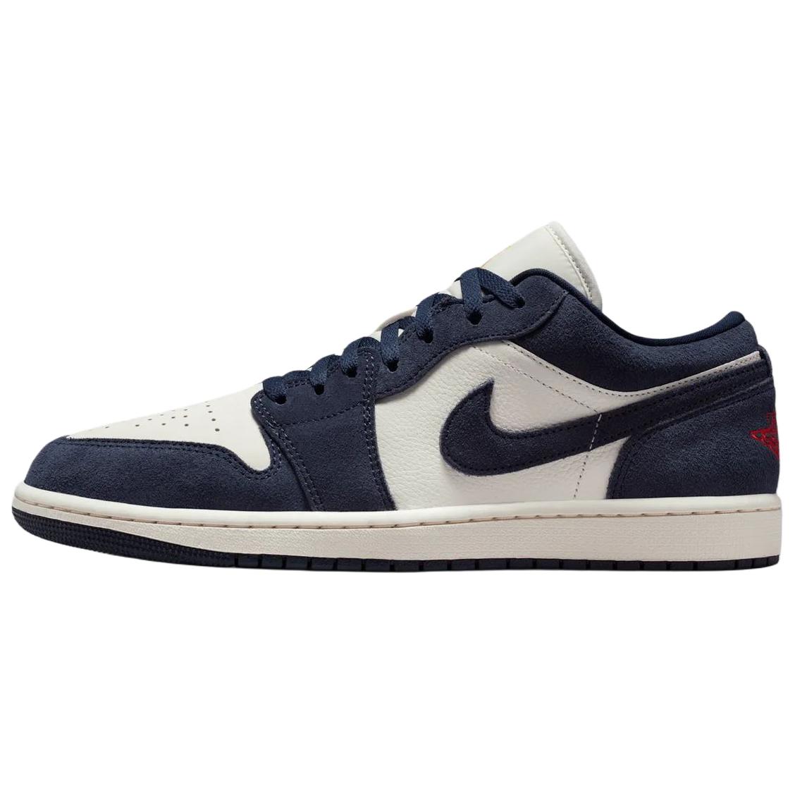 

Jordan Air 1 Low top Vintage Basketball Shoes Unisex Marine Blue
