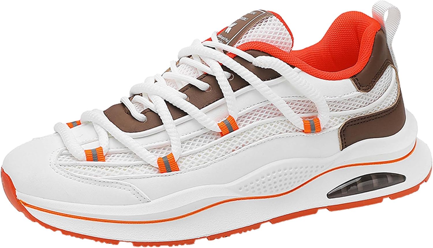 

Дышащие и освежающие модные спортивные кроссовки, ретро минималистичные классические мужские спортивные кроссовки, повседневная обувь Generic, оранжевый