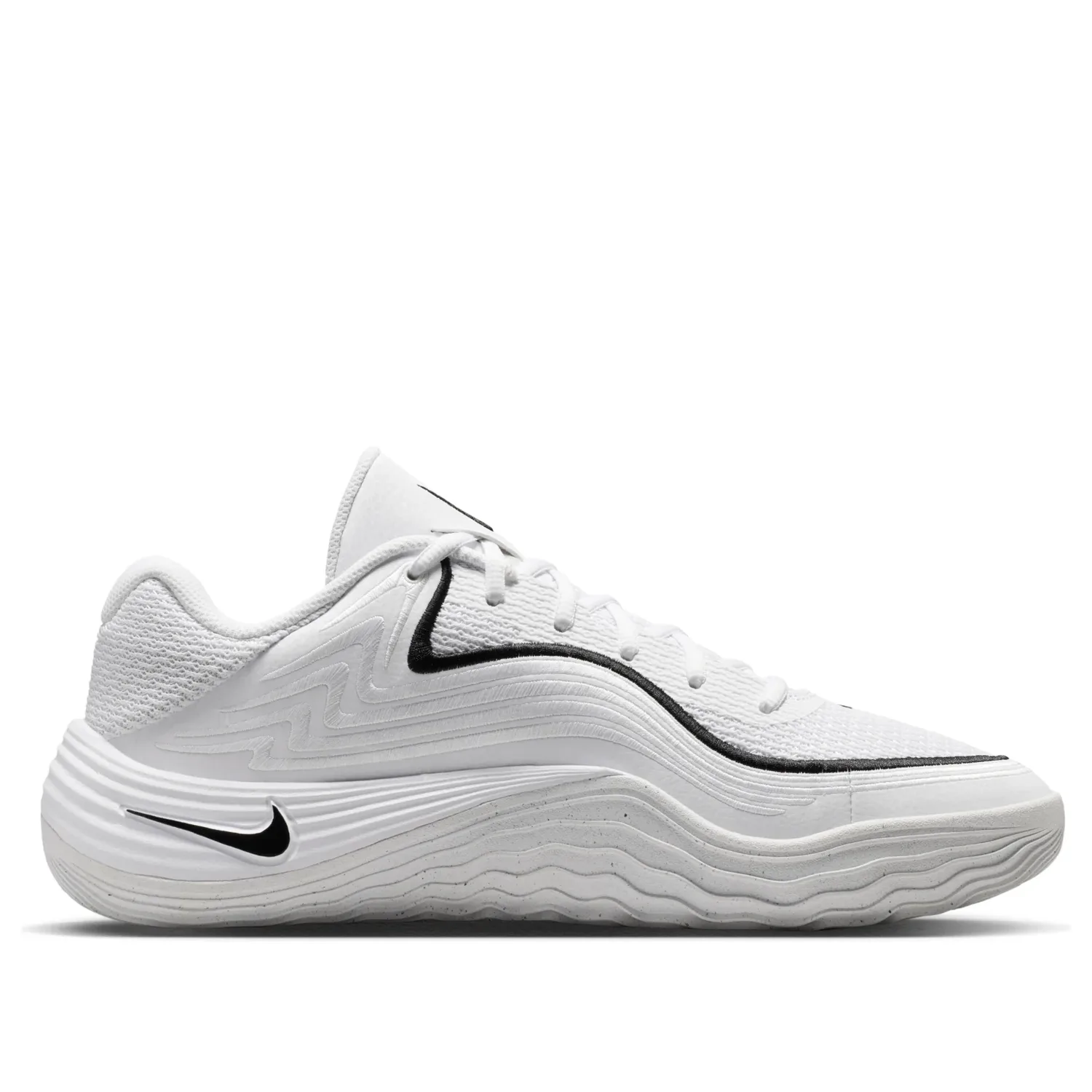 Кроссовки Nike Precision 8 Low 'White Black' — фото 2
