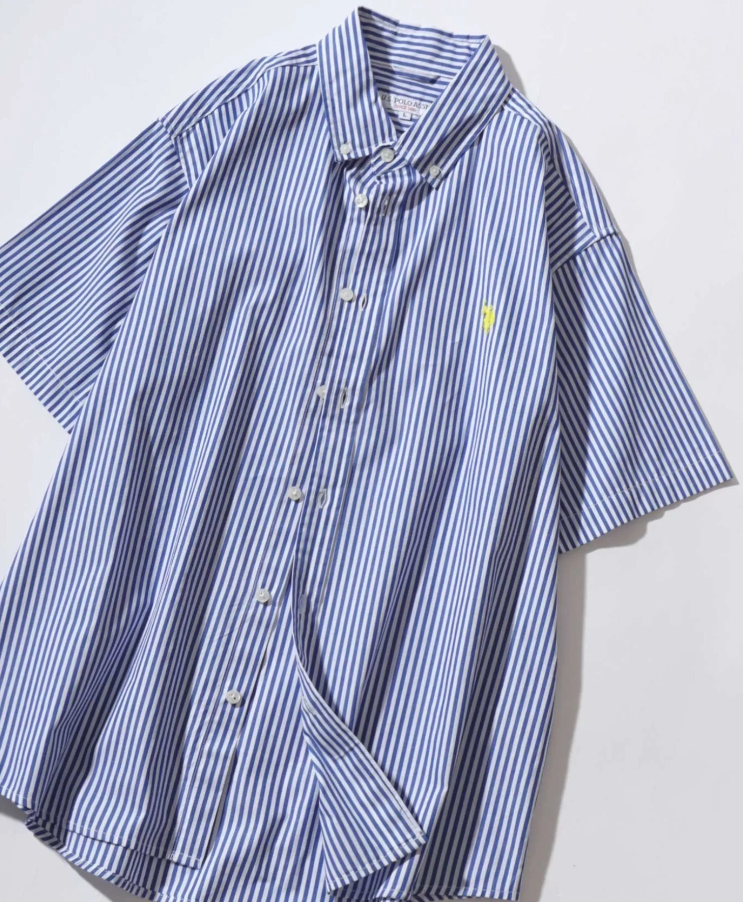 Мужские и женские рубашки с вышивкой Polo US Polo Assn. синие