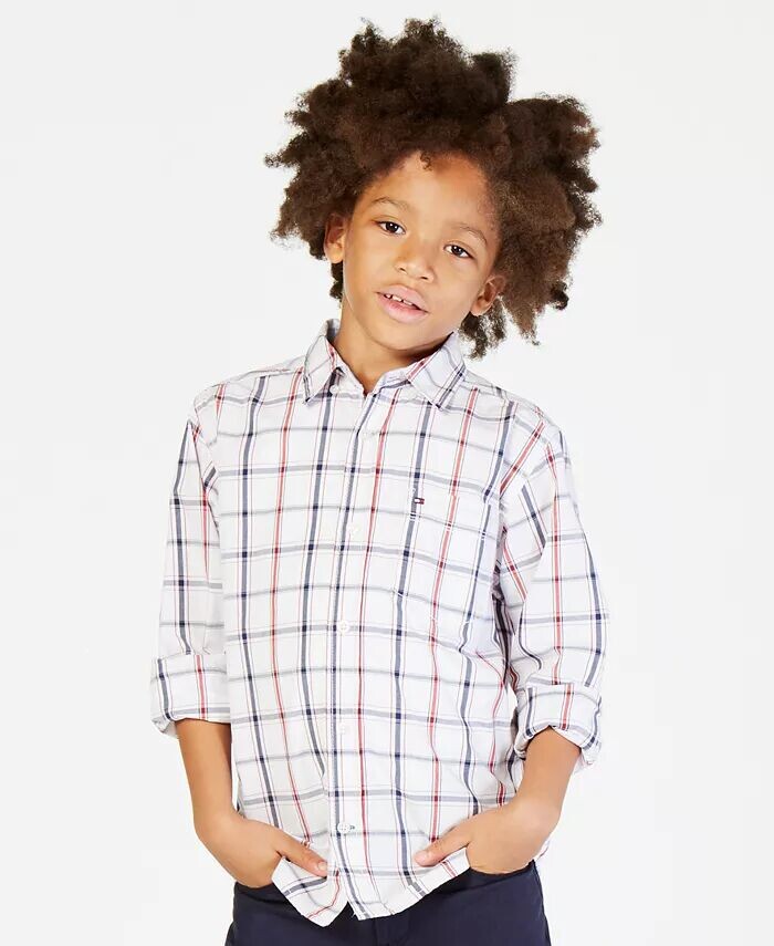 

Рубашка на пуговицах в клетку Little Boys Samuel Tommy Hilfiger