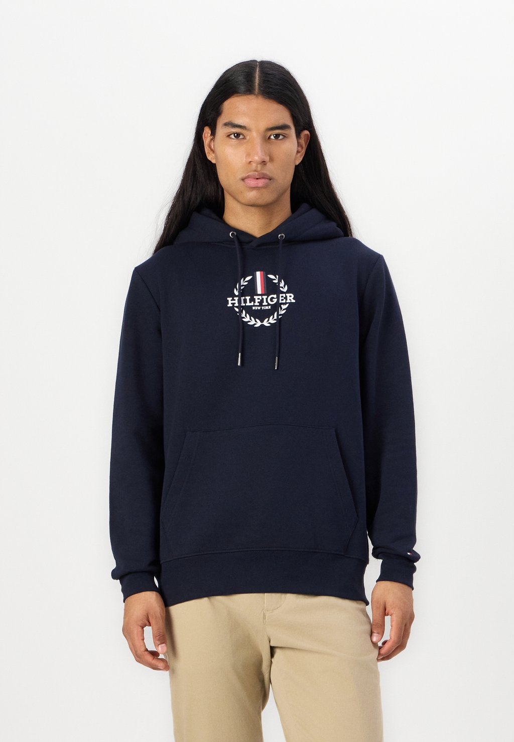 

Толстовка GLOBAL STRIPE WREATH TEE HOODY Tommy Hilfiger, темно-синий