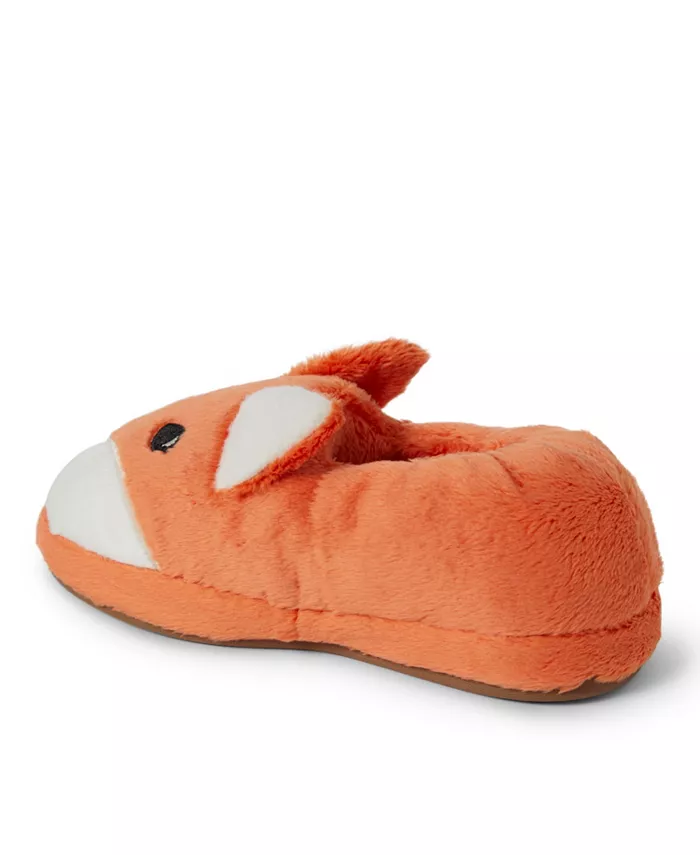 Детские тапочки Emery Critter с закрытой пяткой в виде животных Dearfoams, оранжевый — фото 2