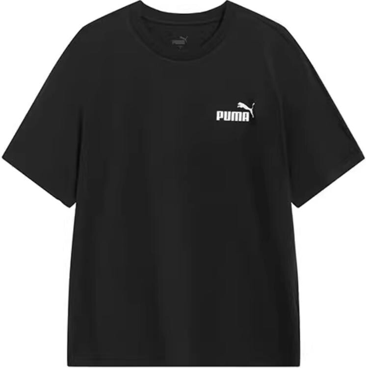 

Футболка унисекс черная Puma, черный