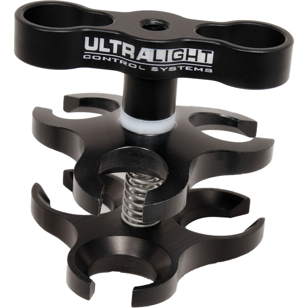 

Ultralight Triple Ball Clamp with Both-Side Cutouts and