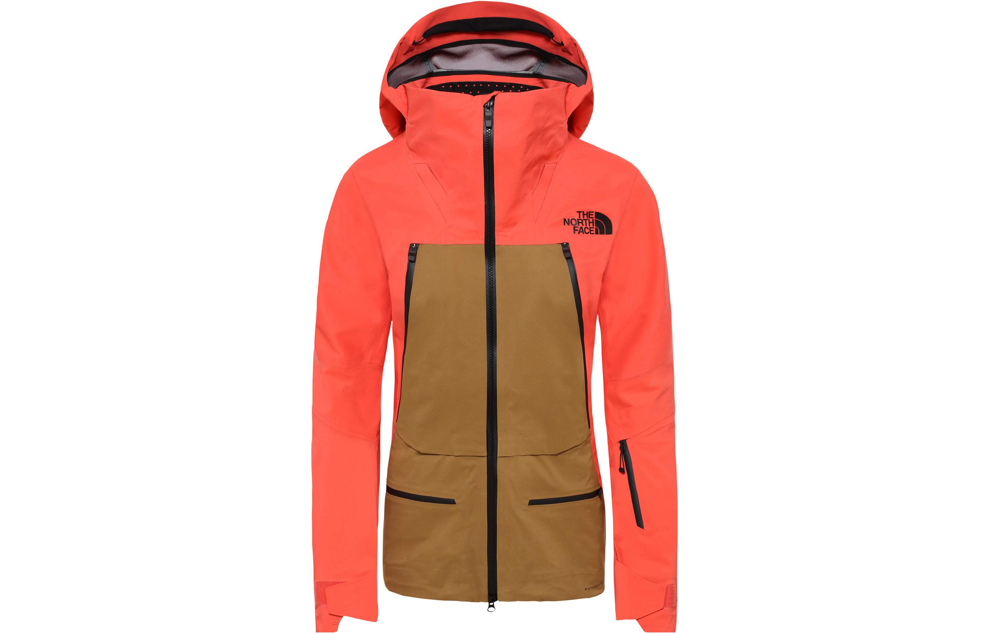 

THE NORTH FACE Женская куртка, цвет Bright orange/British khaki