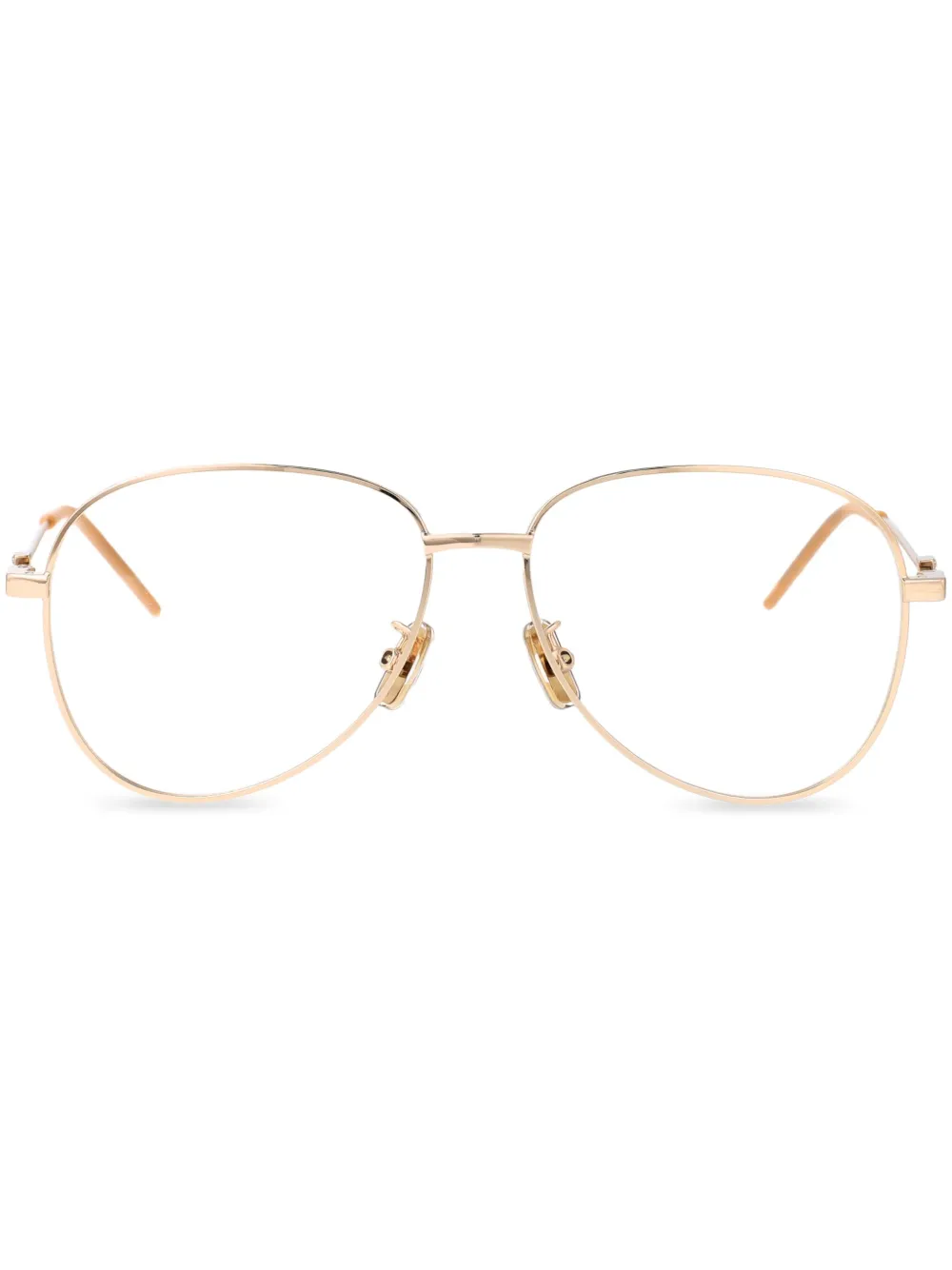 

Очки в круглой оправе Givenchy Eyewear, золотой