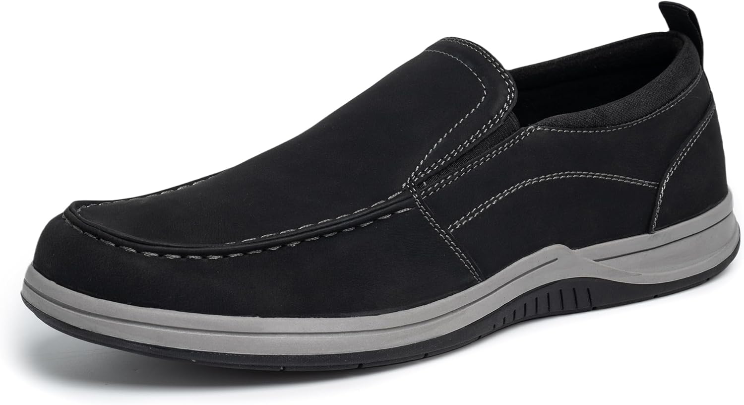 

Мужские слипоны, повседневные лоферы для прогулок с поддержкой свода стопы, ортопедические легкие кроссовки с противоскользящей подошвой Cgrrbw, черный