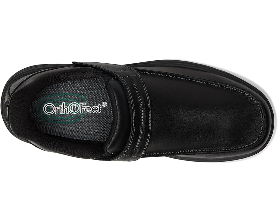 Мужские оксфорды Orthofeet Xavier, Black — фото 2