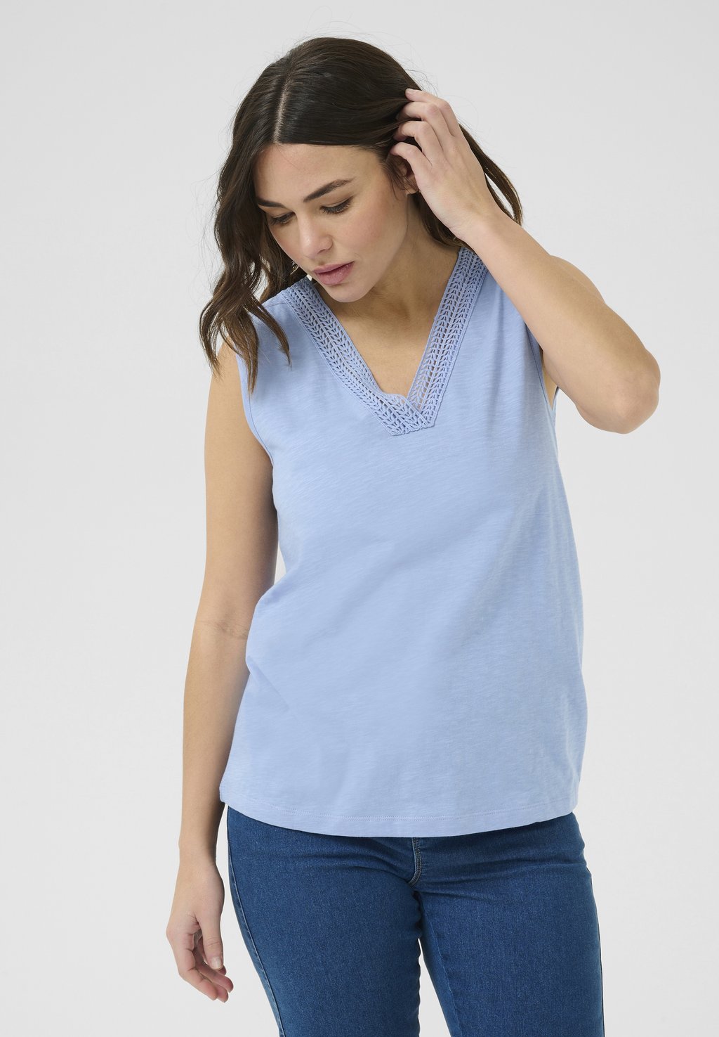 

Топ Blouse Kaffe, синий