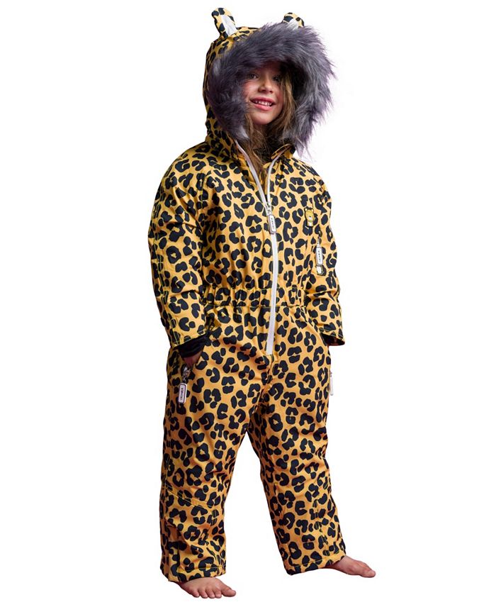 

Детский лыжный костюм "Dash the Leopard" для девочек Roarsome, желтый