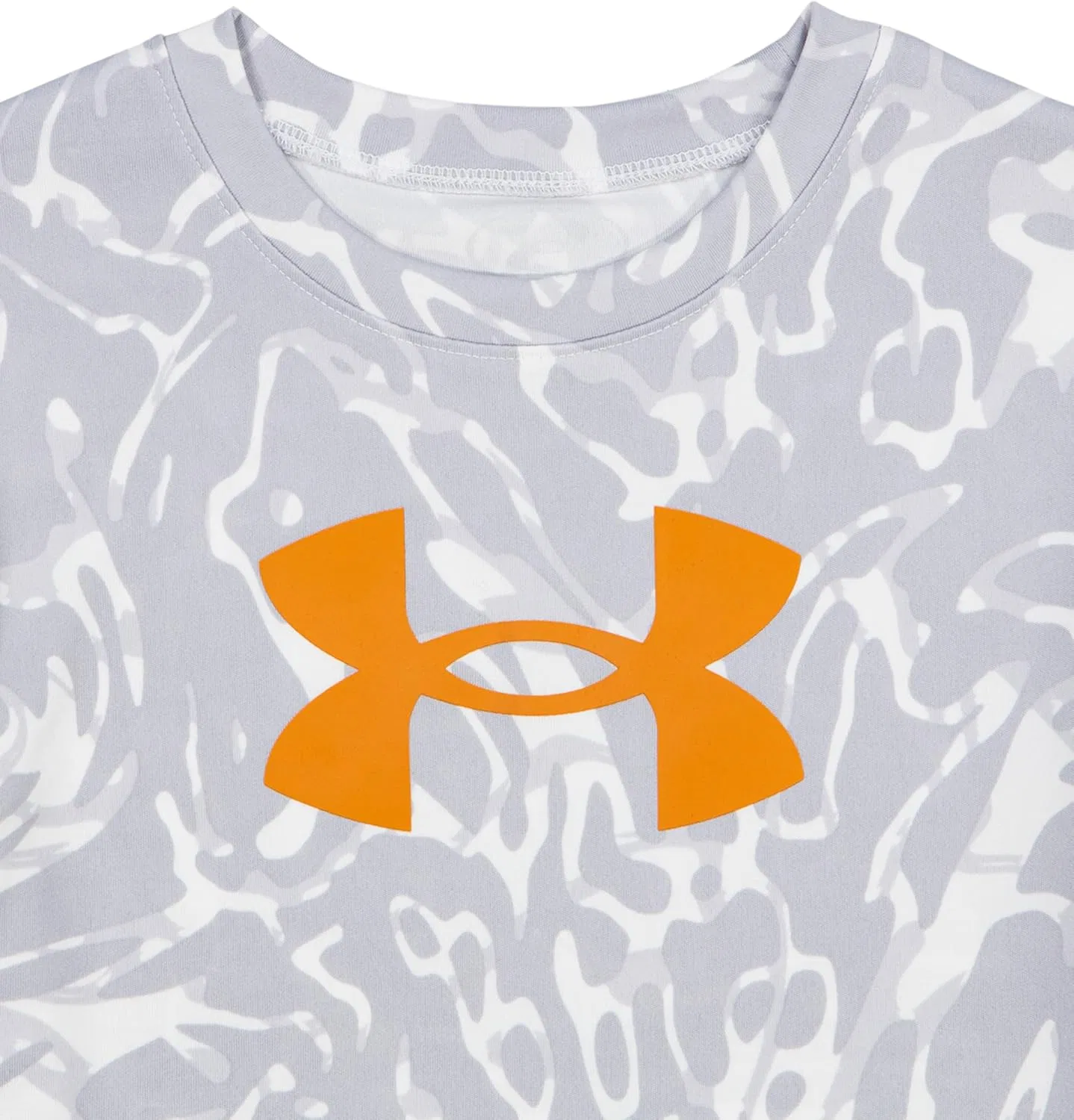 Детский спортивный комплект из футболки и шорт Under Armour, White Tech Print — фото 3