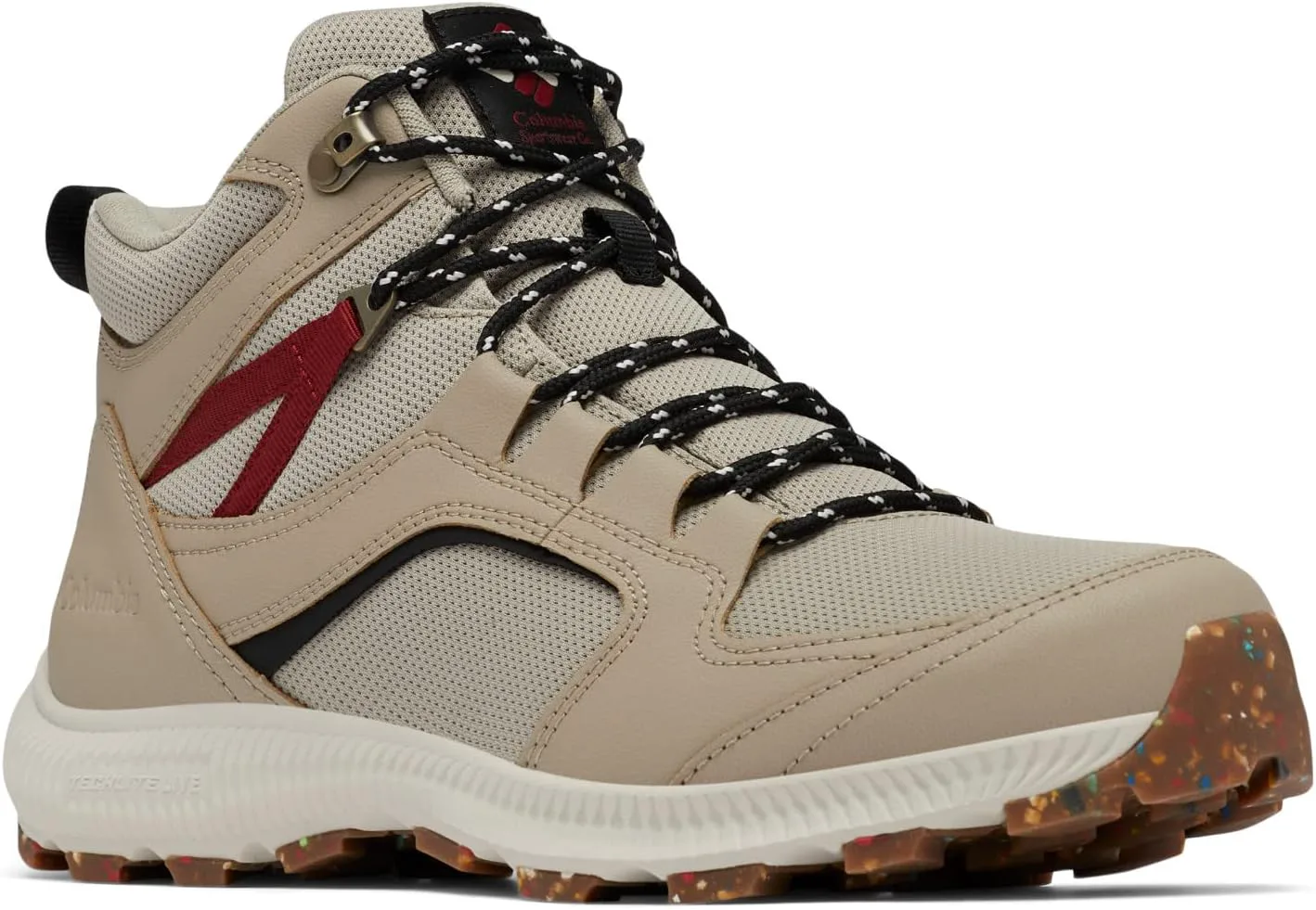 Мужские походные ботинки Columbia Re-Peak Mid, черный — фото 4