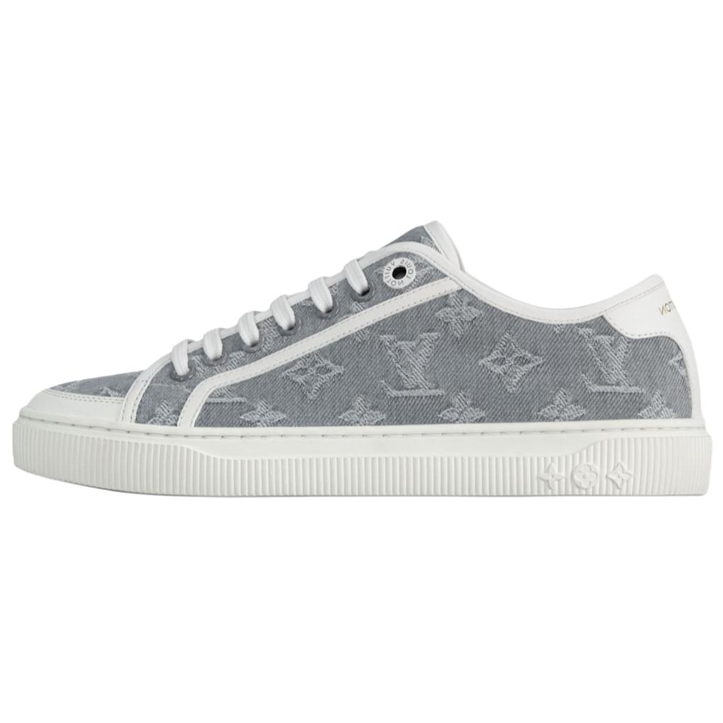 LOUIS VUITTON Кроссовки Lagoon 25ss, весна-лето, низкие кеды из парусины, женские, серые