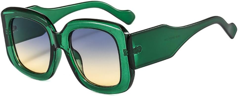 

Модные солнцезащитные очки большого размера для женщин, винтажные очки с градиентным переходом цвета, модные солнцезащитные очки зеленого и фиолетового цвета с защитой от УФ-излучения UV400 generic, Beige Brown Pink