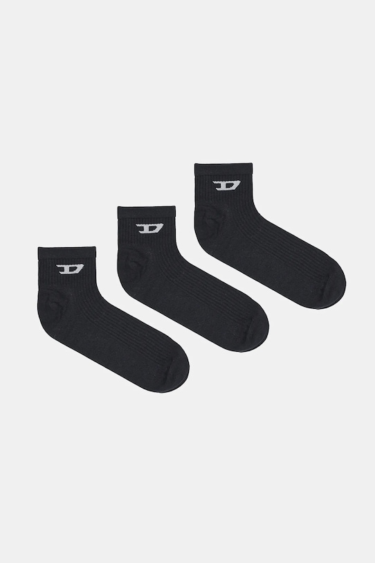 

Носки SKM-D-ANKLE 3 пары Diesel, черный