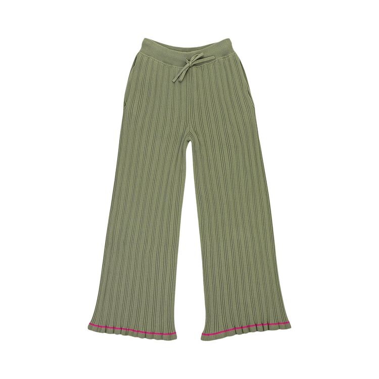 

Брюки MM6 Maison Margiela Knit Pants Khaki, зеленый