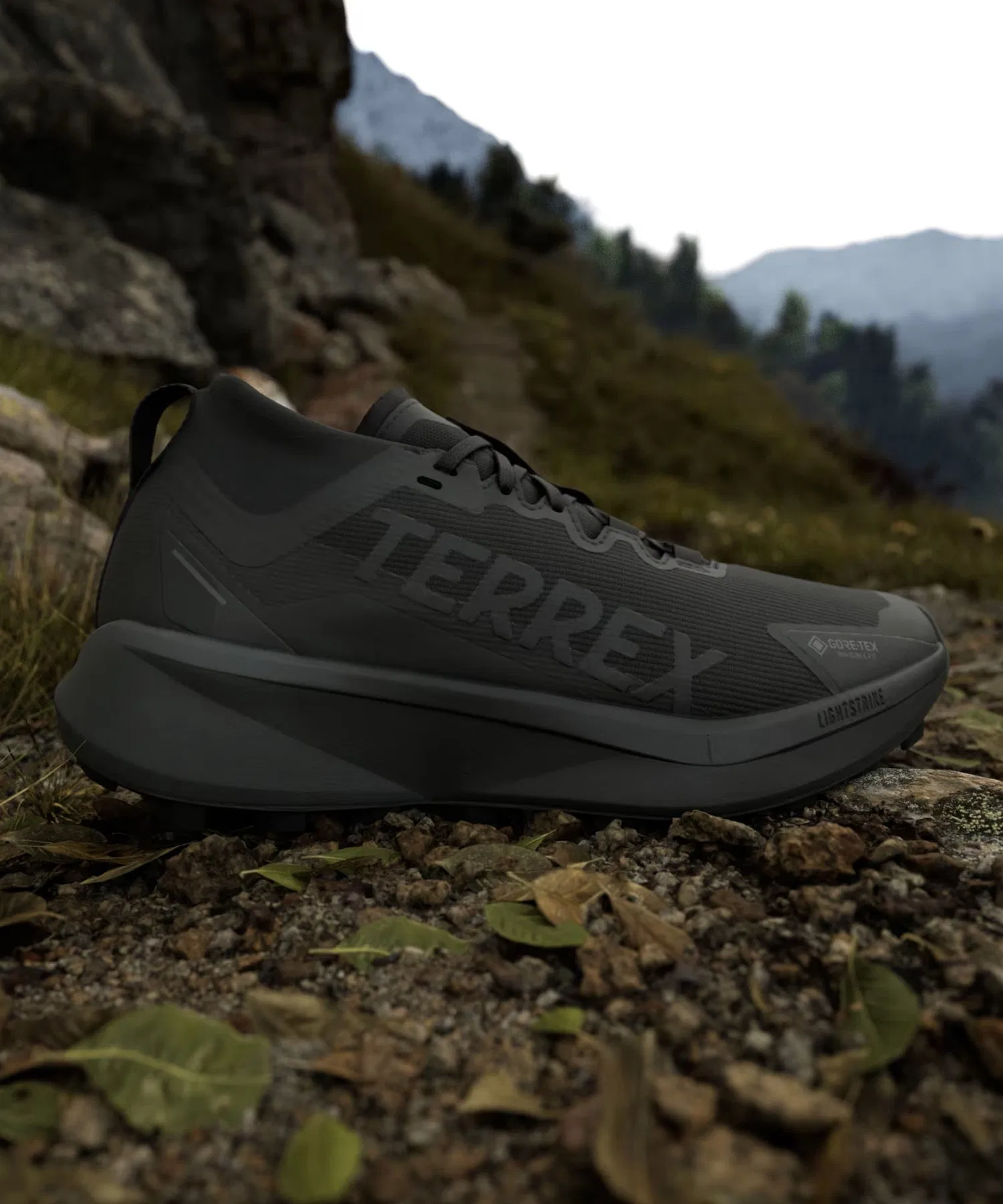 Мужские кроссовки Adidas TERREX AGRAVIC GTX JR5240 чёрные