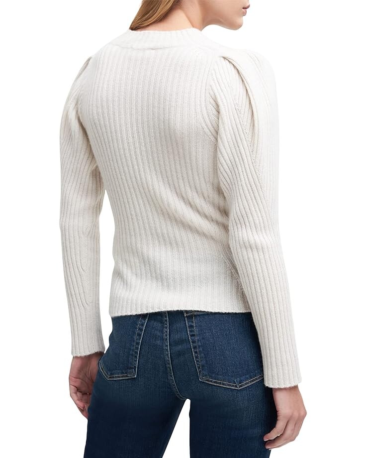 

Свитер 7 For All Mankind Tuck Puff Sleeve Sweater, слоновая кость
