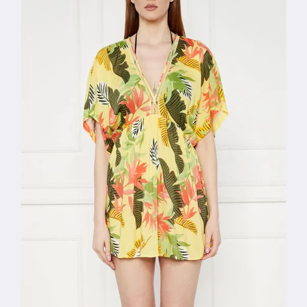 

Тропическое платье Desigual, желтый