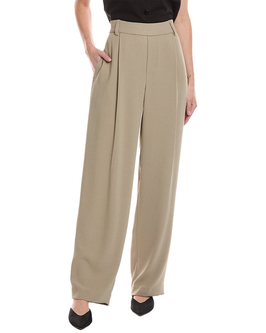 

Винс Прямые Брюки на манжете Vince, коричневый