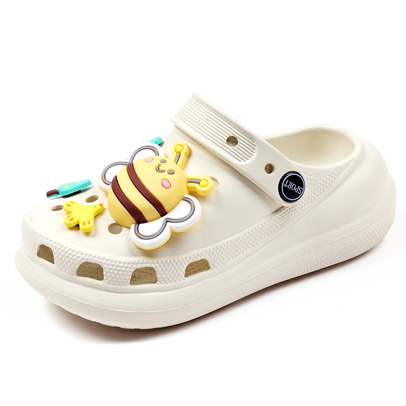 

Сандалии детские, противоскользящие, износостойкие, низкие FIRS Kids, экрю