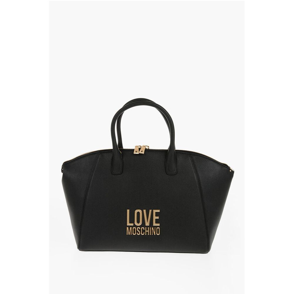 

Черная полиэтиленовая сумка-тоут Moschino, Black