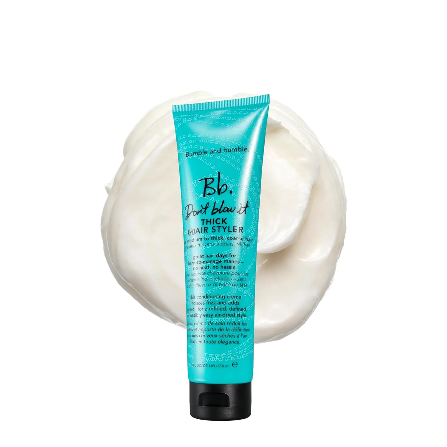 Bumble and bumble Don't Blow It Thick (H) air Styler Air Dry Cream, крем для укладки без фена, против пушистости, увлажняет и фиксирует, для средних и густых волос, 150 мл Bumble And Bumble., white