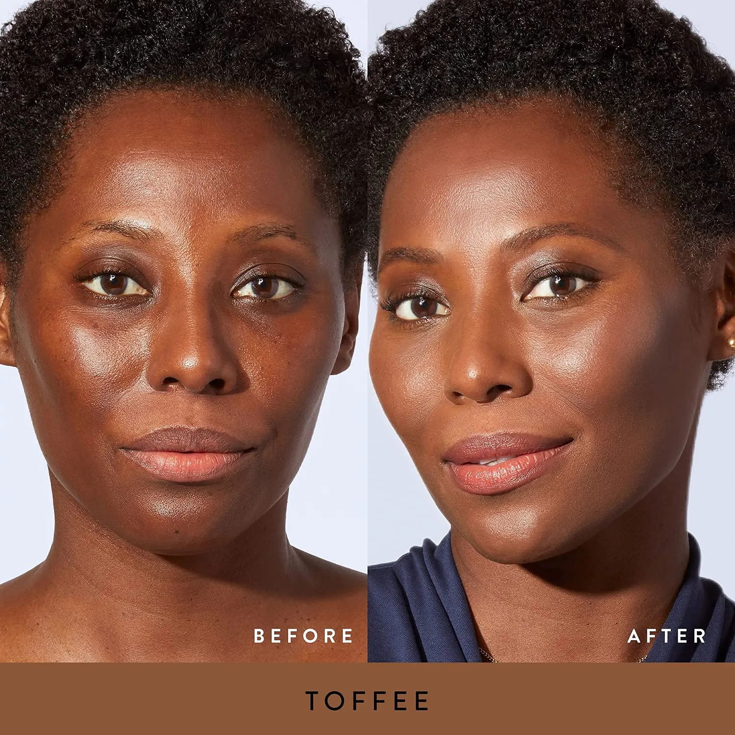 Набор для лица LAURA GELLER NEW YORK Face the Day Kit (3 PC) - тональная основа Balance-n-Brighten, оттенок Toffee, праймер для идеальной кожи Spackle, круглая кисть для макияжа Hydrate + Airbrush Kabuki, Brown — фото 2