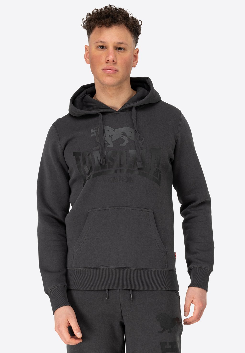 

Толстовка Hoodie Lonsdale, серый