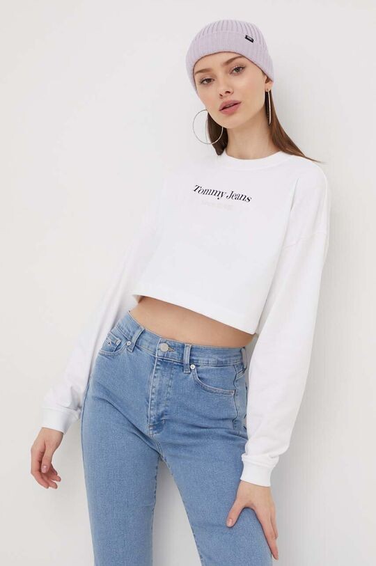 

Толстовка с капюшоном Tommy Jeans, белый