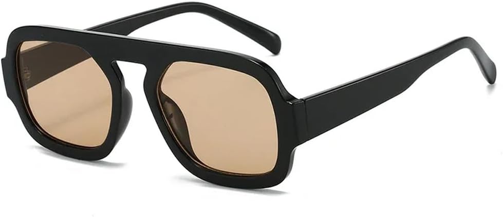 

Женские солнцезащитные очки с леопардовым принтом, зеленые градиентные, с защитой от УФ-излучения UV400; мужские солнцезащитные очки в стиле панк HYYZZC, Black Champagne