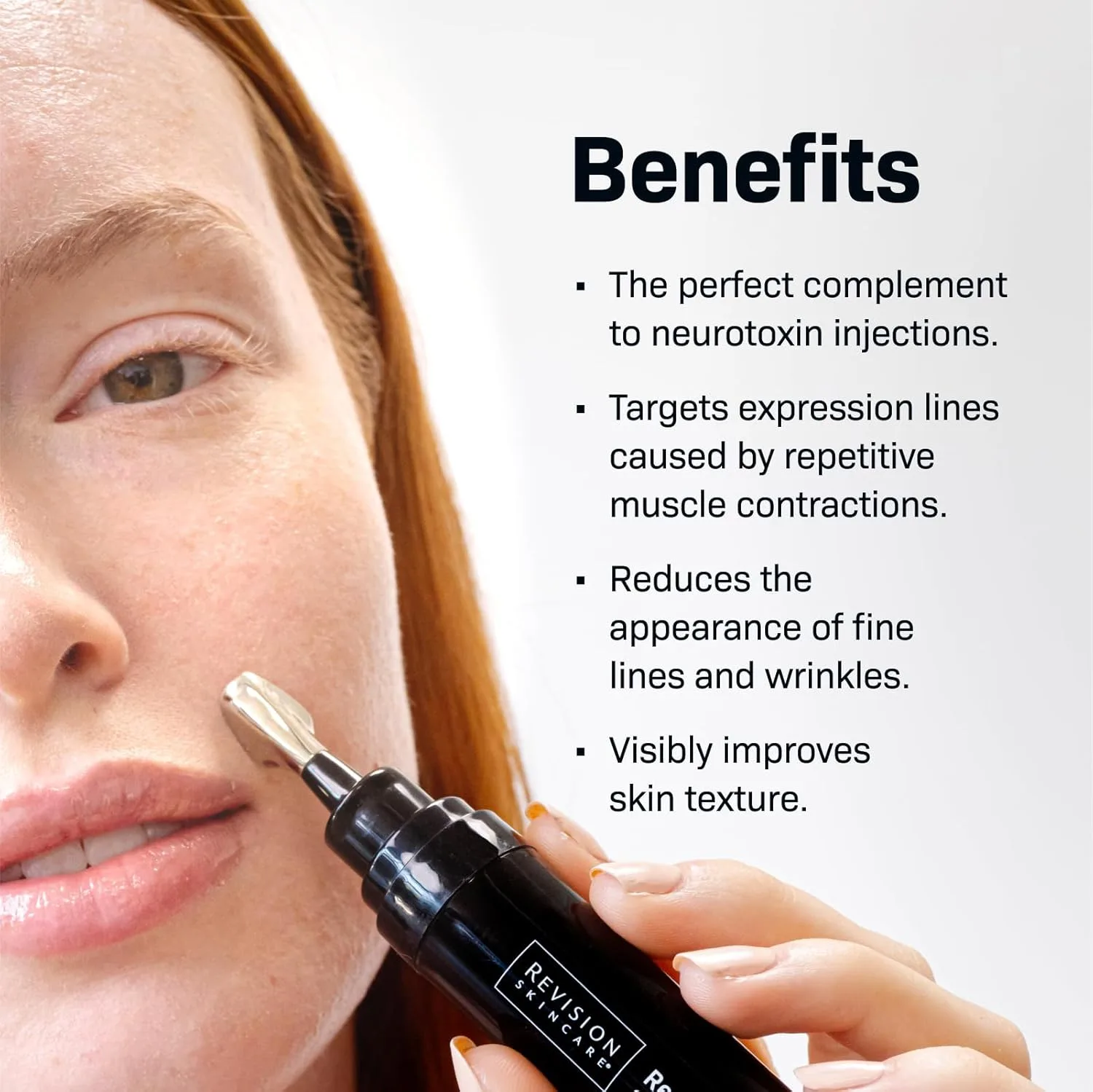 Сыворотка для кожи вокруг глаз Revision Skincare Revox Line Relaxer с гиалуроновой кислотой, предназначенная для целенаправленного воздействия на мелкие морщины. 19.28 г (1 шт.) — фото 3
