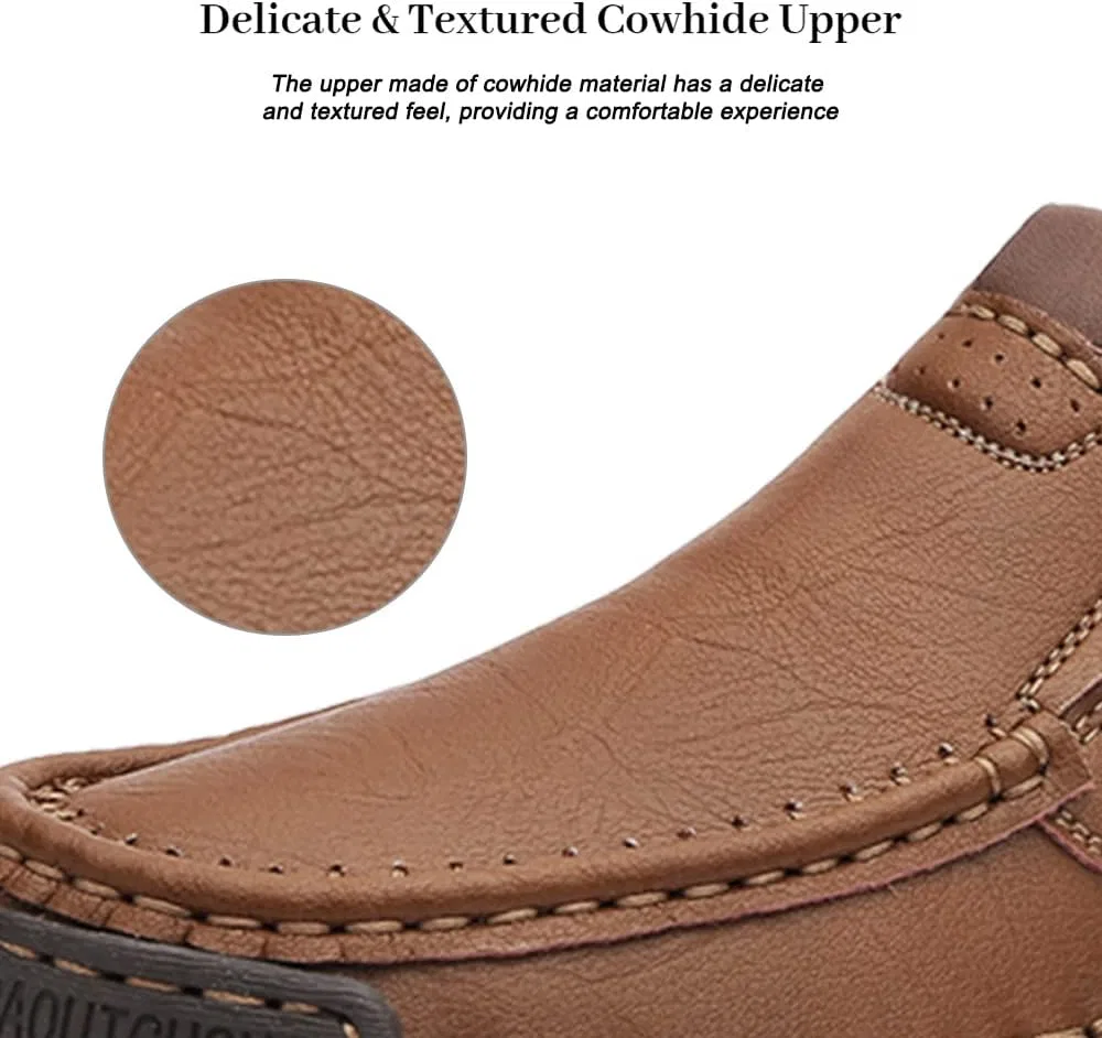 Мокасины мужские Maylrvjv Loafers, коричневый — фото 2