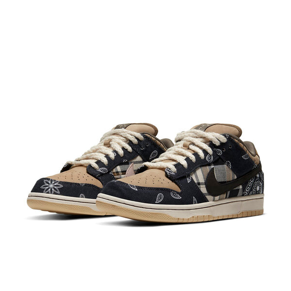 Кроссовки x travis scott sb dunk low premium qs Nike, черный — фото 3