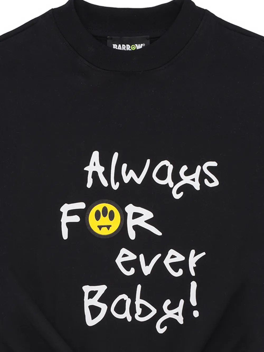 Укороченная футболка из джерси Barrow Kids, черный — фото 3