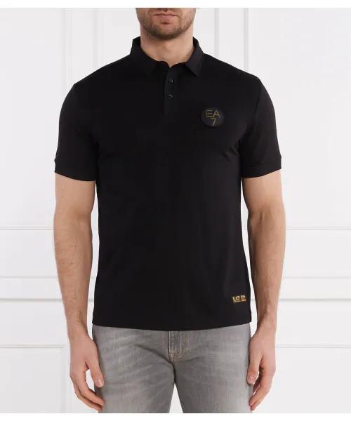 

Футболка поло Regular fit Ea7, черный