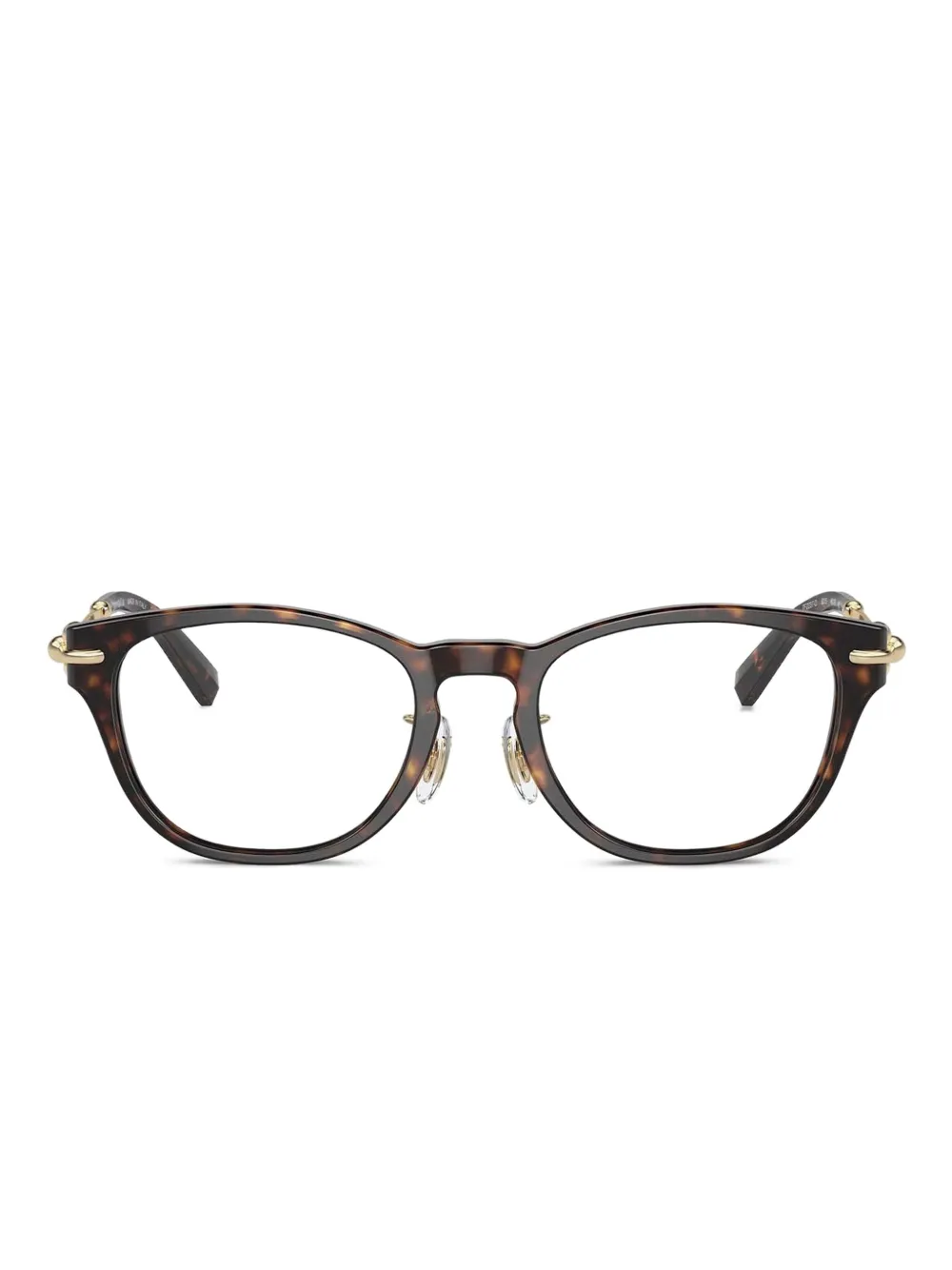 

Очки в оправе черепаховой расцветки Tiffany & Co Eyewear, коричневый