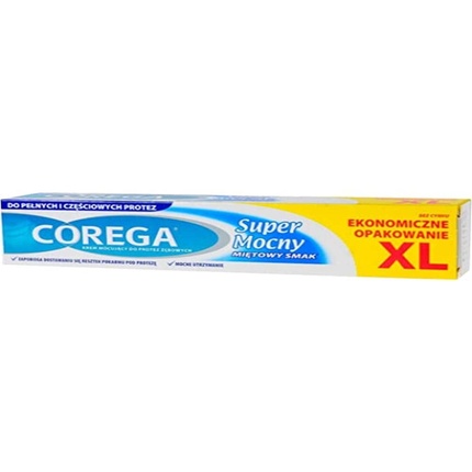 

Крем для фиксации зубных протезов Corega Extra Strong со вкусом мяты, 70 г, Sony